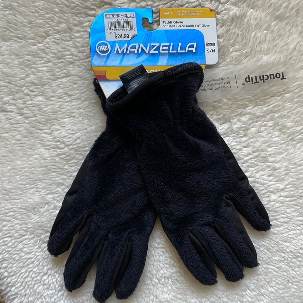 Women’s S/M Teddi Softshell Fleece Touch Tip Gloves